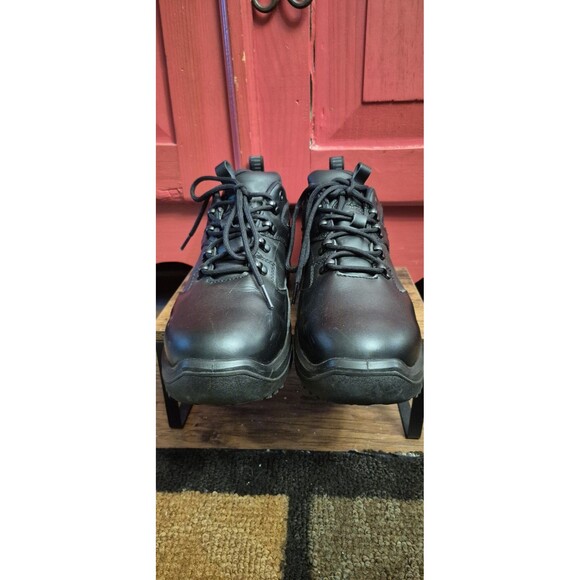 ACE Work Boots Men 11 Women 12.5 Imperial Aluminum Toe Black Low Cut Worn Once main image 4